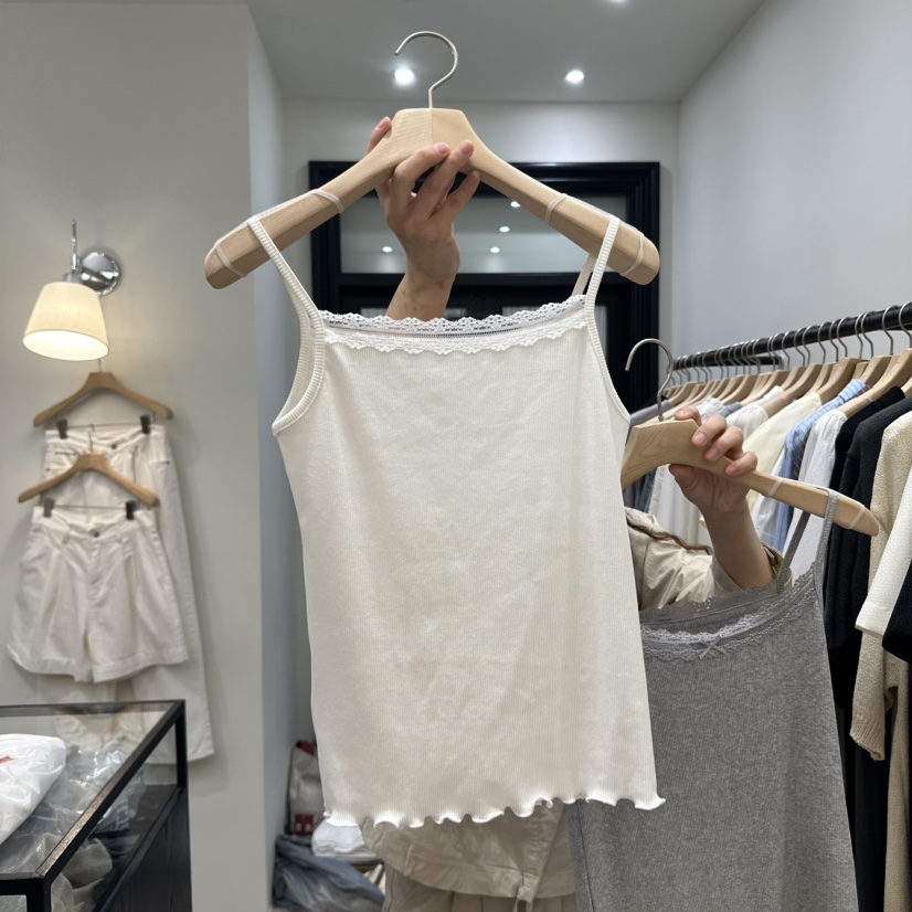 NOTTINGHAM韓國㊣直郵東大門代購女裝新款時尚25春夏吊帶背心NOTTINGHAM吊帶/背心