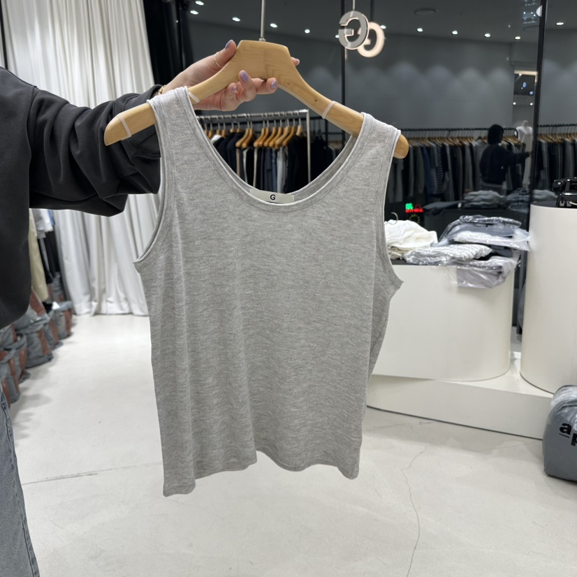 TREND SELLER/G韓國直郵㊣東大門實拍女裝新品25春夏吊帶背心G/TREND SELLER吊帶/背心圖色2