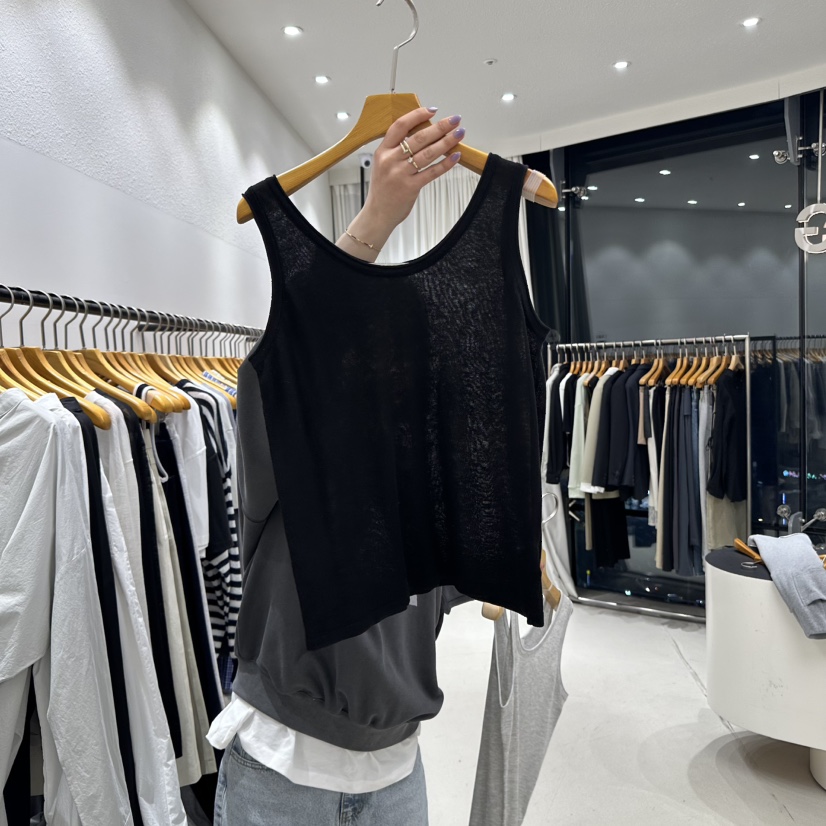 TREND SELLER/G韓國直郵㊣東大門實拍女裝新品25春夏吊帶背心G/TREND SELLER吊帶/背心圖色3