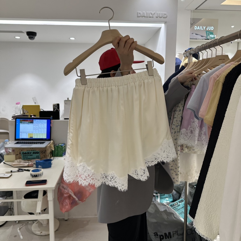 DAILYJUD韓國直郵㊣女裝新款推薦時尚熱賣25春夏休閑短褲蕾絲DAILY JUD短褲