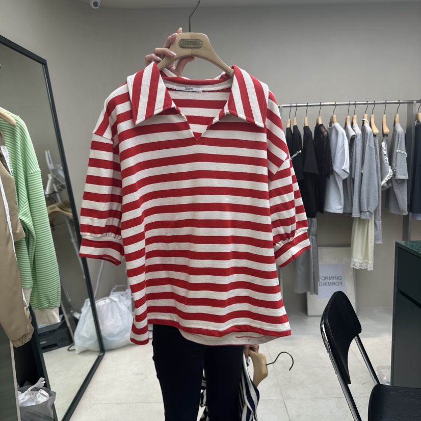 FORMING-P韓國㊣直郵東大門代購女裝新品推薦熱賣休閑時尚T恤FORMINGT恤圖色1