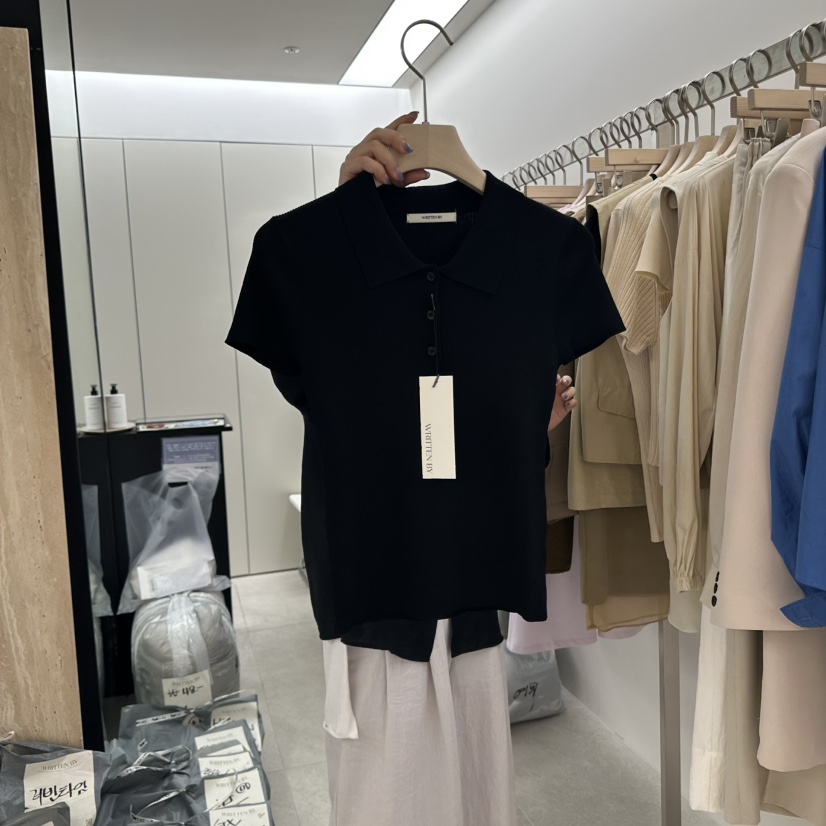 WRITTEN BY直郵韓國代購㊣女裝新款25春夏推薦人氣時尚針織衫WRITTEN BY針織衫圖色2