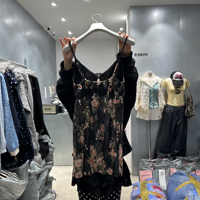 RIBBON韓國直郵㊣東大門實拍女裝新品推薦熱賣休閑25春夏連衣裙RIBBON連衣裙