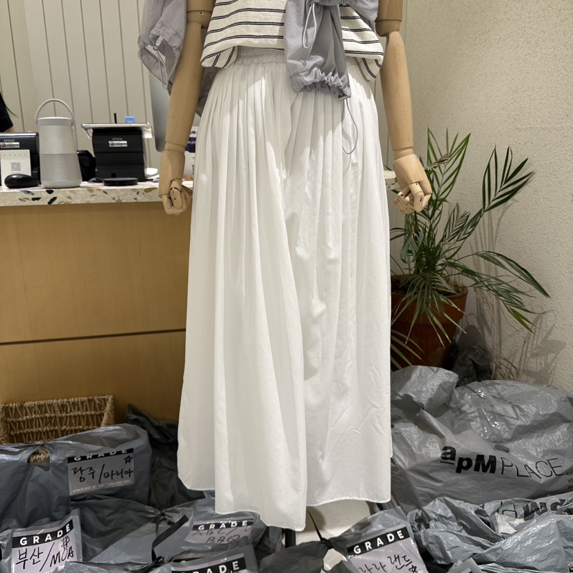 GRADE韓國直郵㊣東大門實拍女裝新品推薦人氣休閑25春夏長裙GRADE長裙