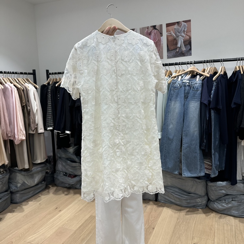 M.G.N韓國直郵㊣東大門實拍女裝新品時尚人氣休閑連衣裙蕾絲MAGNET連衣裙