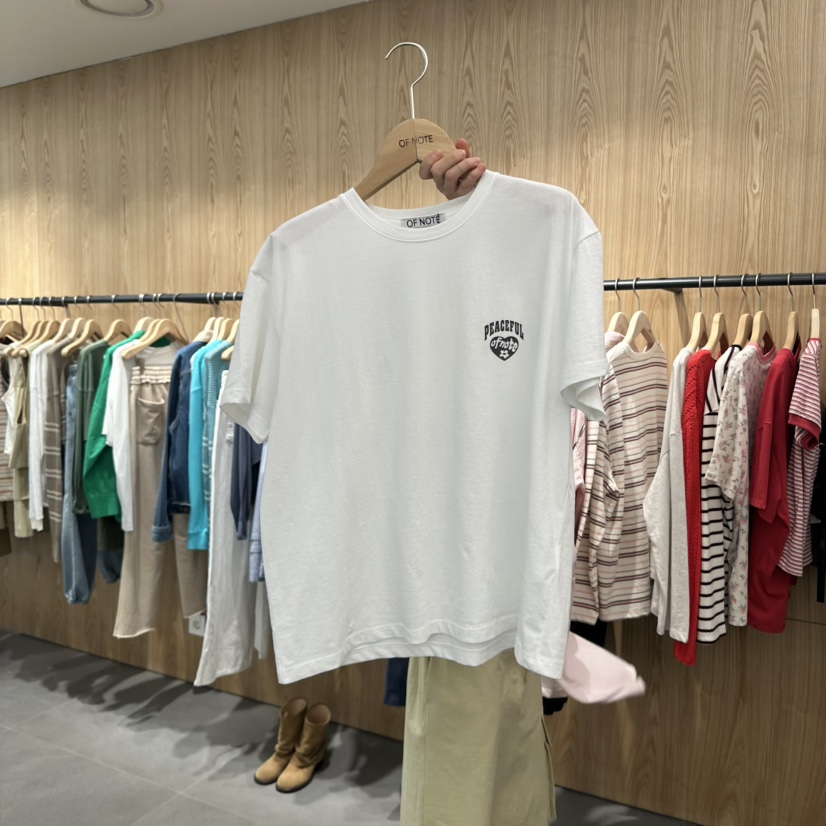 STAYFELT/OF NOTE直郵韓國代購㊣女裝新款熱賣25春夏推薦T恤OF NOTE/STAYFELTT恤圖色2
