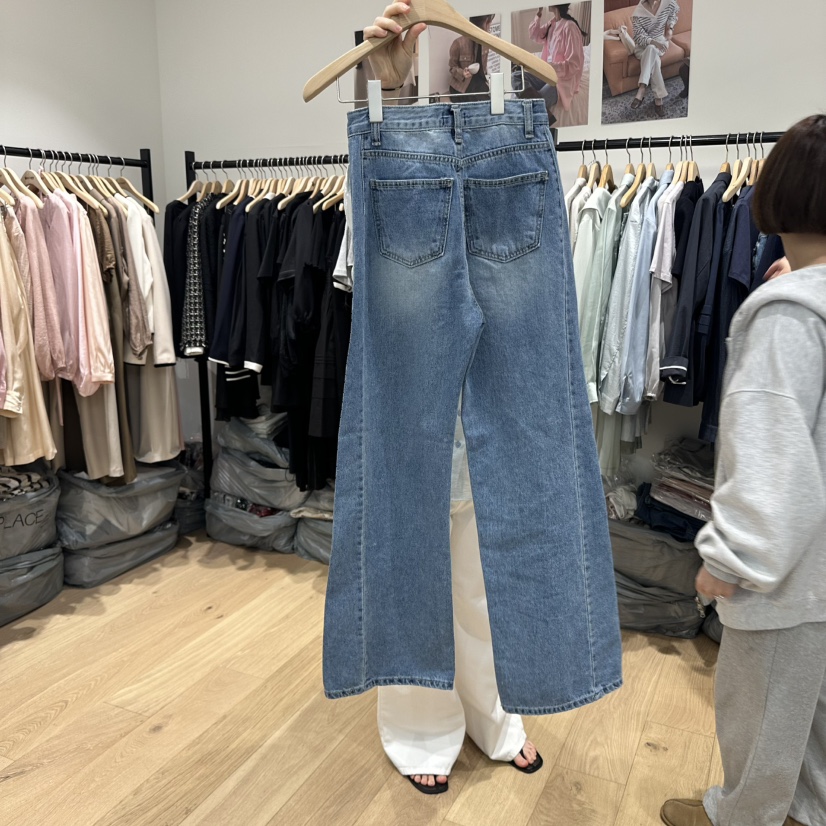 M.G.N韓國直郵㊣女裝新品時尚熱賣25春夏休閑推薦人氣牛仔褲MAGNET牛仔褲