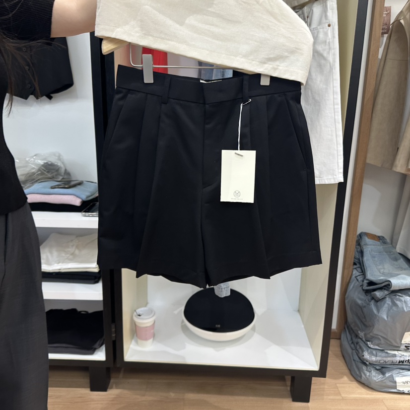MUYBIEN直郵韓國代購㊣女裝新款休閑人氣熱賣25春夏推薦短褲MUYBIEN短褲