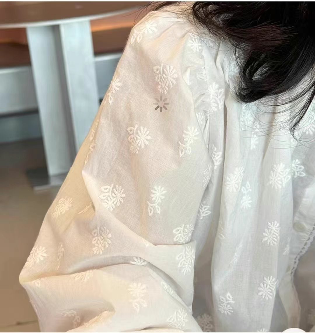 THERE BY-데얼 바이-T韓國直郵㊣東大門實拍女裝新品時尚襯衫蕾絲衫THERE BY襯衫/蕾絲衫
