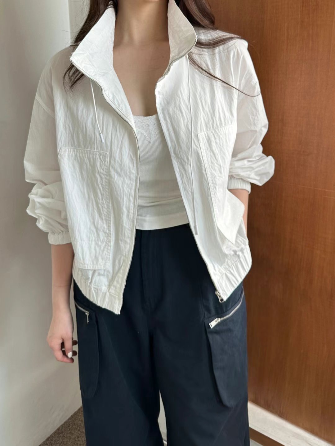 THERE BY-데얼 바이-T直郵韓國代購㊣女裝新品25春夏夾克THERE BY夾克