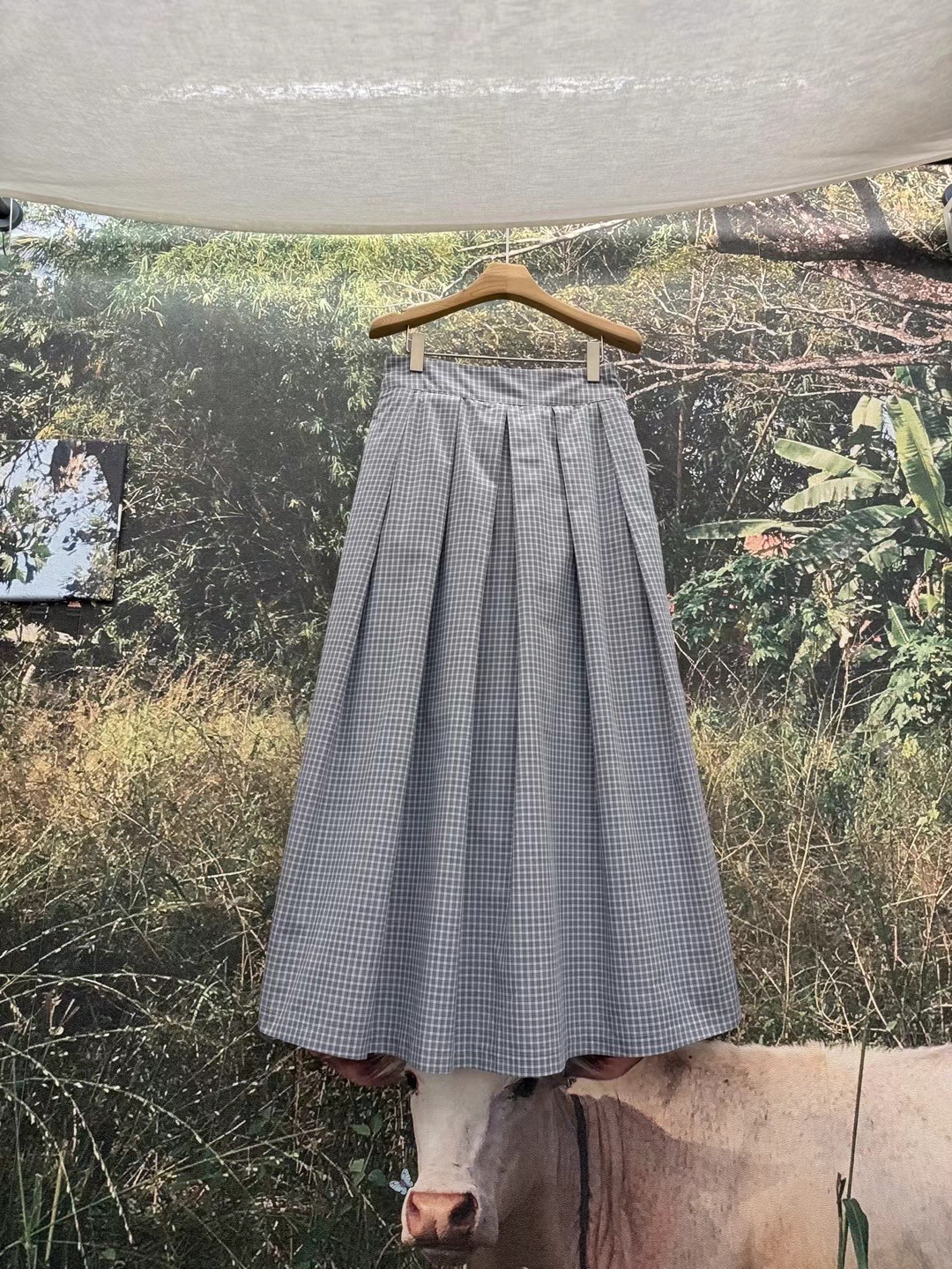 LIVING/CO-씨오-T直郵韓國代購㊣女裝新品休閑25春夏長裙CO CO/LIVING長裙