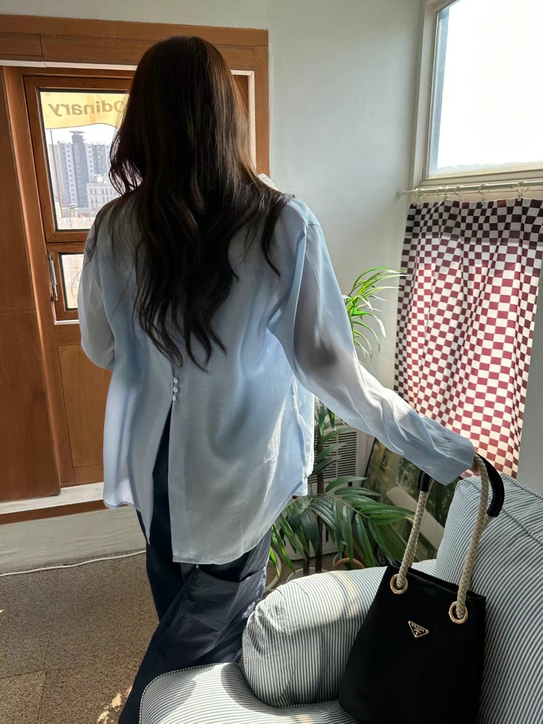 THERE BY-데얼 바이-T韓國直郵㊣東大門實拍女裝新品熱賣襯衫蕾絲衫THERE BY襯衫/蕾絲衫