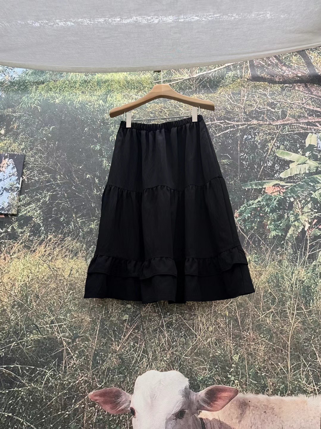 LIVING/CO-씨오-T韓國直郵㊣女裝新品時尚熱賣半身裙中短裙CO CO/LIVING半身裙/中短裙圖色3