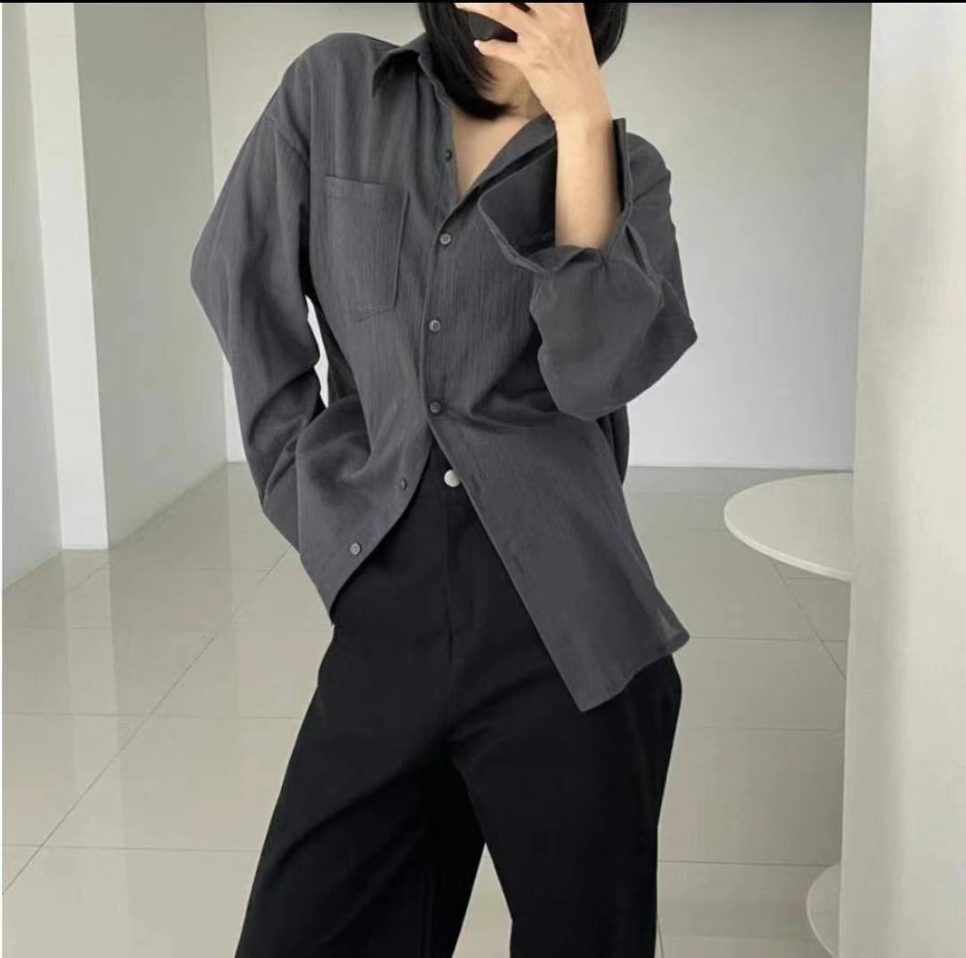 A BLACK-에이블랙-T直郵韓國代購㊣女裝新品熱賣襯衫蕾絲衫A BLACK襯衫/蕾絲衫圖色2