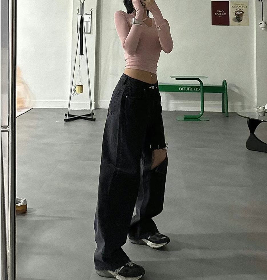 J CAT韓國直郵㊣女裝新款人氣25春夏休閑時尚推薦熱賣牛仔褲J CAT牛仔褲