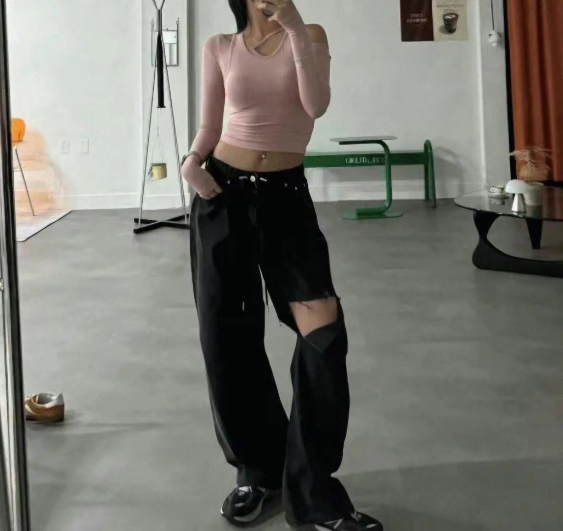 J CAT韓國直郵㊣女裝新款人氣25春夏休閑時尚推薦熱賣牛仔褲J CAT牛仔褲