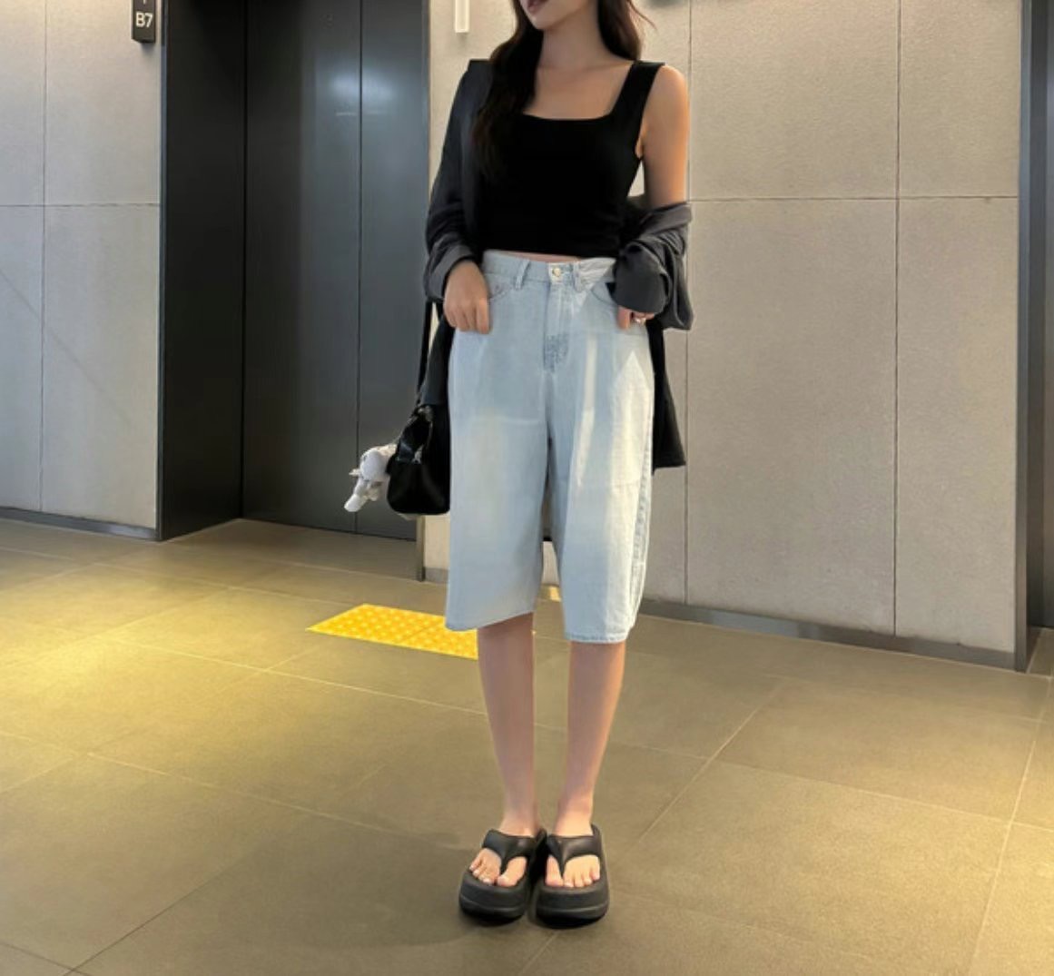 J CAT韓國㊣直郵東大門代購女裝新款休閑人氣時尚熱賣短褲J CAT短褲