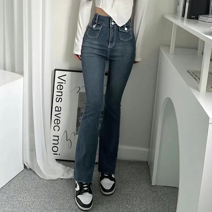 J CAT韓國直郵㊣女裝新品人氣休閑時尚推薦25春夏熱賣牛仔褲J CAT牛仔褲