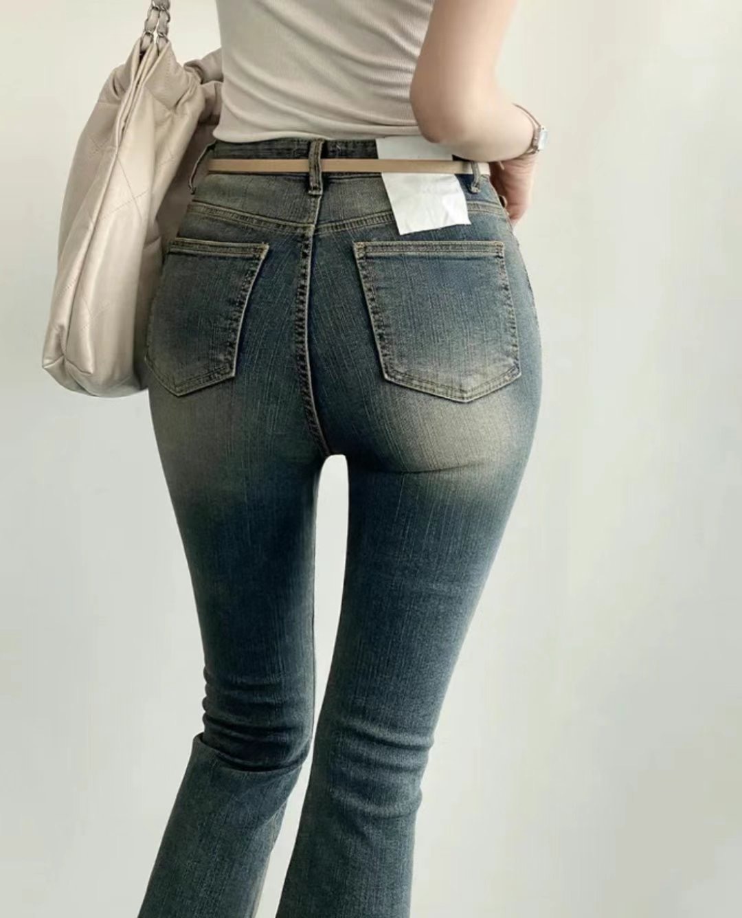 J CAT直郵韓國代購㊣女裝新款時尚人氣休閑牛仔褲不含腰帶J CAT牛仔褲