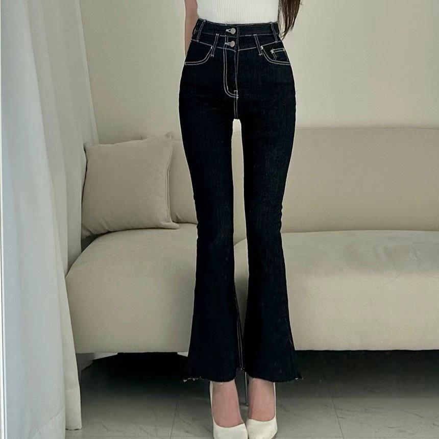 J CAT韓國㊣直郵東大門代購女裝新品人氣時尚推薦25春夏牛仔褲J CAT牛仔褲