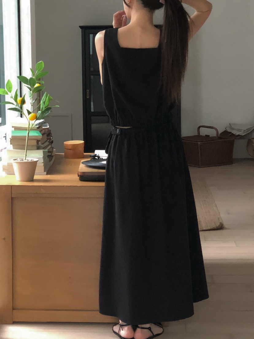 ONDO-P東大門直郵女士新品職業25春夏熱賣吊帶背心雙面紐扣ONDO-P吊帶/背心