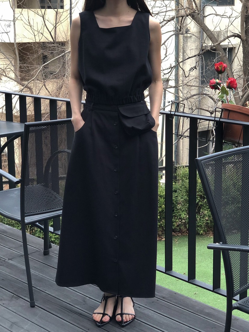 ONDO-P東大門直郵女士新品職業25春夏熱賣吊帶背心雙面紐扣ONDO-P吊帶/背心圖色2