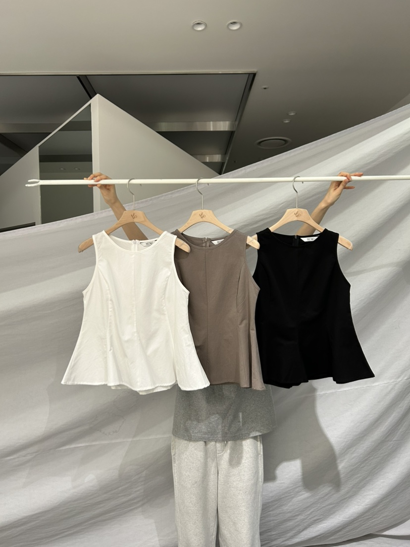 ME MO東大門直郵女裝新款25春夏職業推薦真品熱賣吊帶背心ME MO吊帶/背心