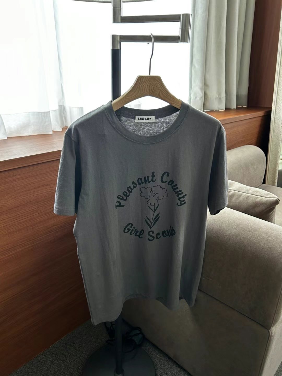 LANDMARK東大門代購女裝新品職業人氣25春夏休閑時尚真品T恤LANDMARKT恤圖色2