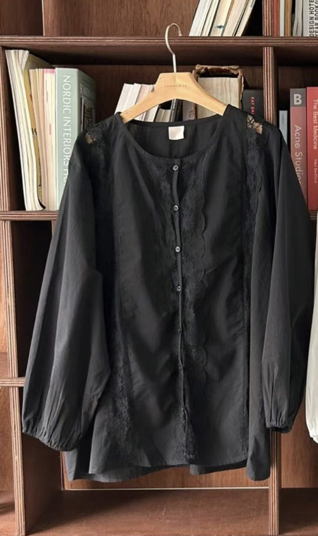 LANDMARK東大門代購女士新品人氣休閑推薦25春夏襯衫蕾絲衫LANDMARK襯衫/蕾絲衫
