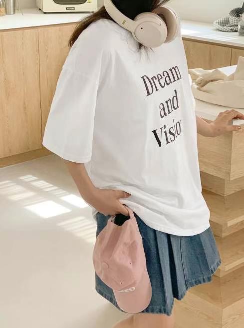 PASTELDEER韓國直郵女裝新品熱賣25春夏人氣時尚休閑真品T恤PASTELDEERT恤