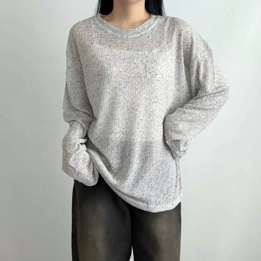 PASTELDEER東大門代購女士新品25春夏真品時尚推薦休閑長袖T恤PASTELDEER長袖T恤圖色2