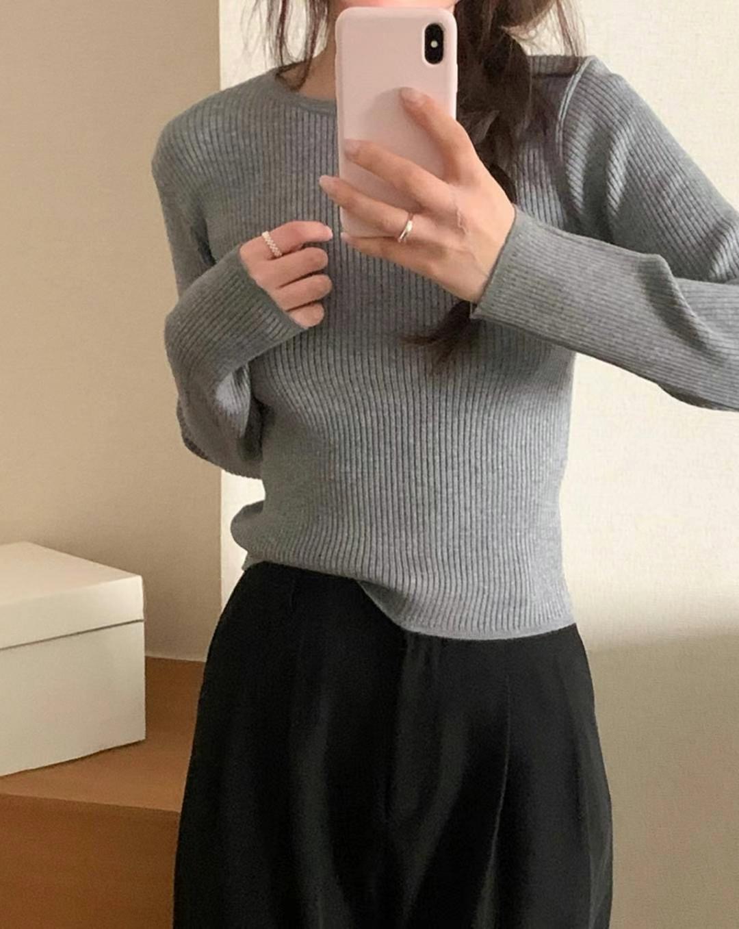 DE FOND韓國直郵女裝新款推薦真品職業人氣熱賣25春夏針織衫DE FOND針織衫
