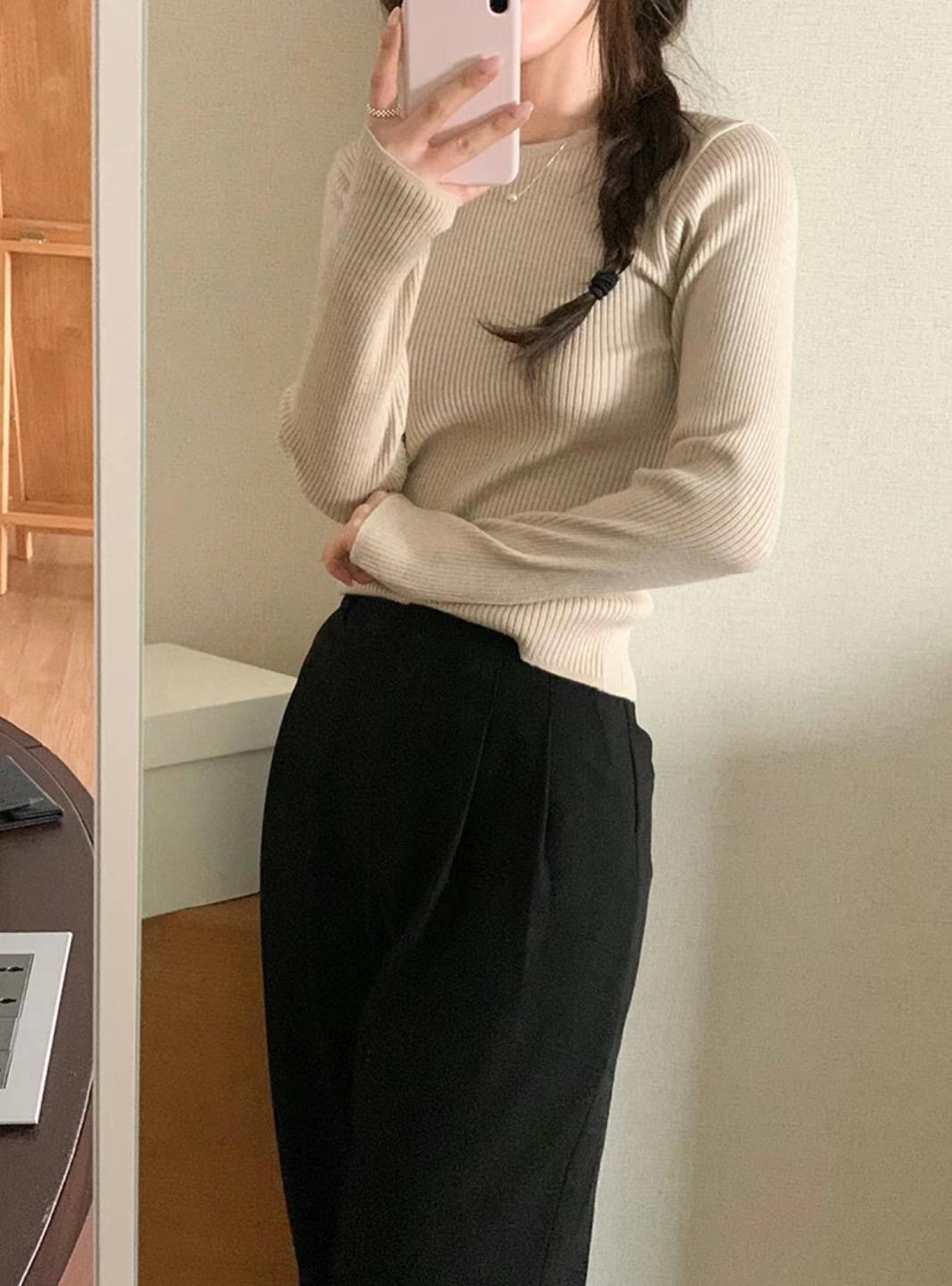DE FOND韓國直郵女裝新款推薦真品職業人氣熱賣25春夏針織衫DE FOND針織衫