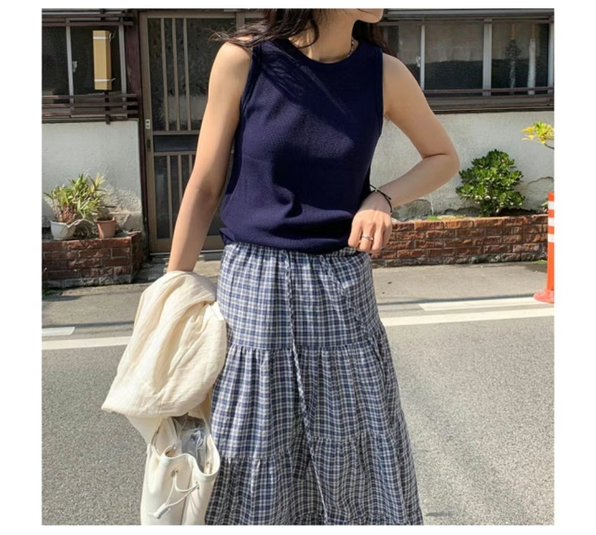 LANDMARK東大門直郵女士新品真品25春夏職業時尚熱賣吊帶背心LANDMARK吊帶/背心