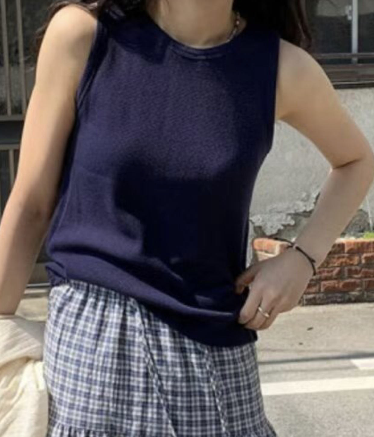 LANDMARK東大門直郵女士新品真品25春夏職業時尚熱賣吊帶背心LANDMARK吊帶/背心圖色2