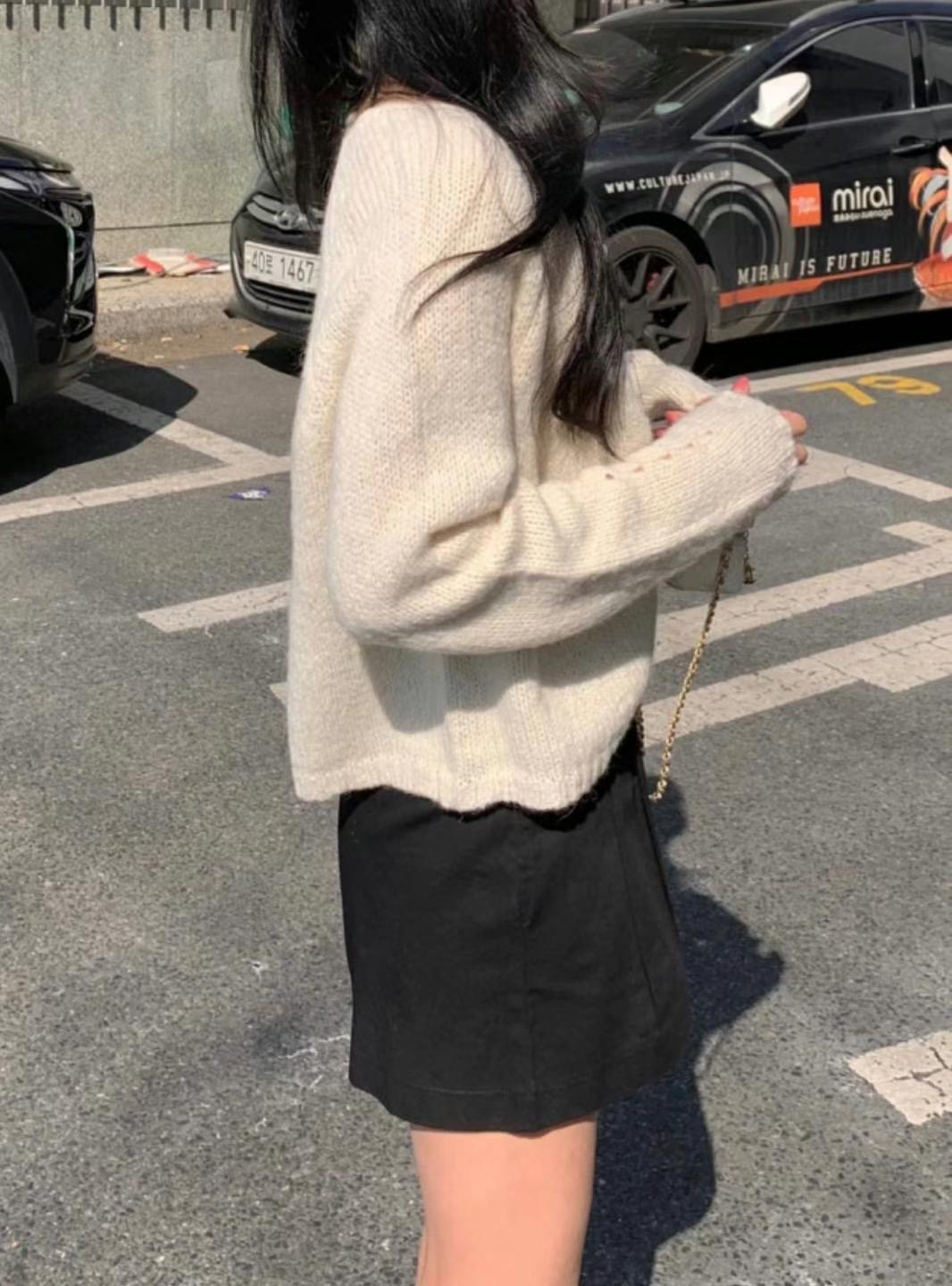 DE FOND東大門實拍女裝新品休閑真品推薦25春夏時尚針織衫DE FOND針織衫