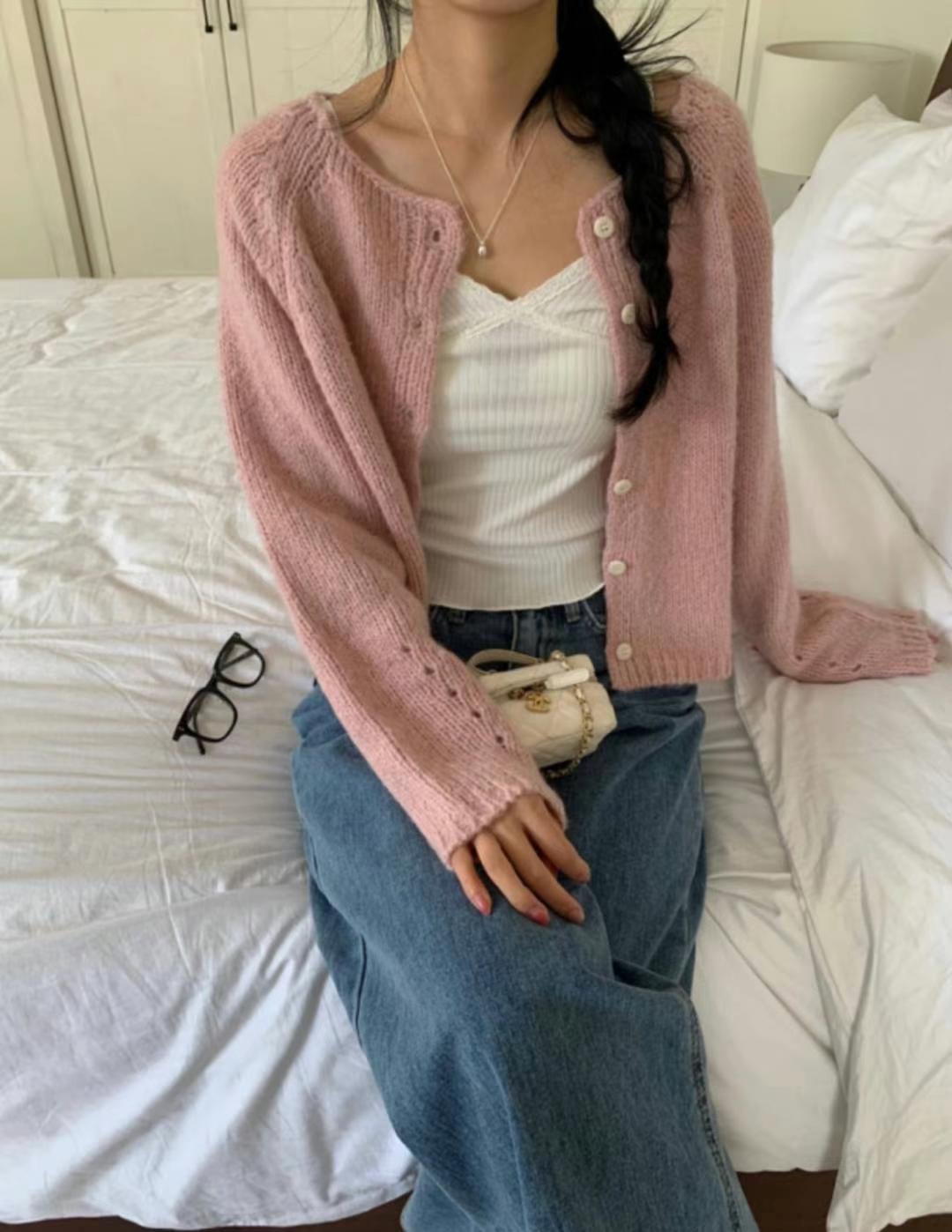 DE FOND東大門實拍女裝新品休閑真品推薦25春夏時尚針織衫DE FOND針織衫
