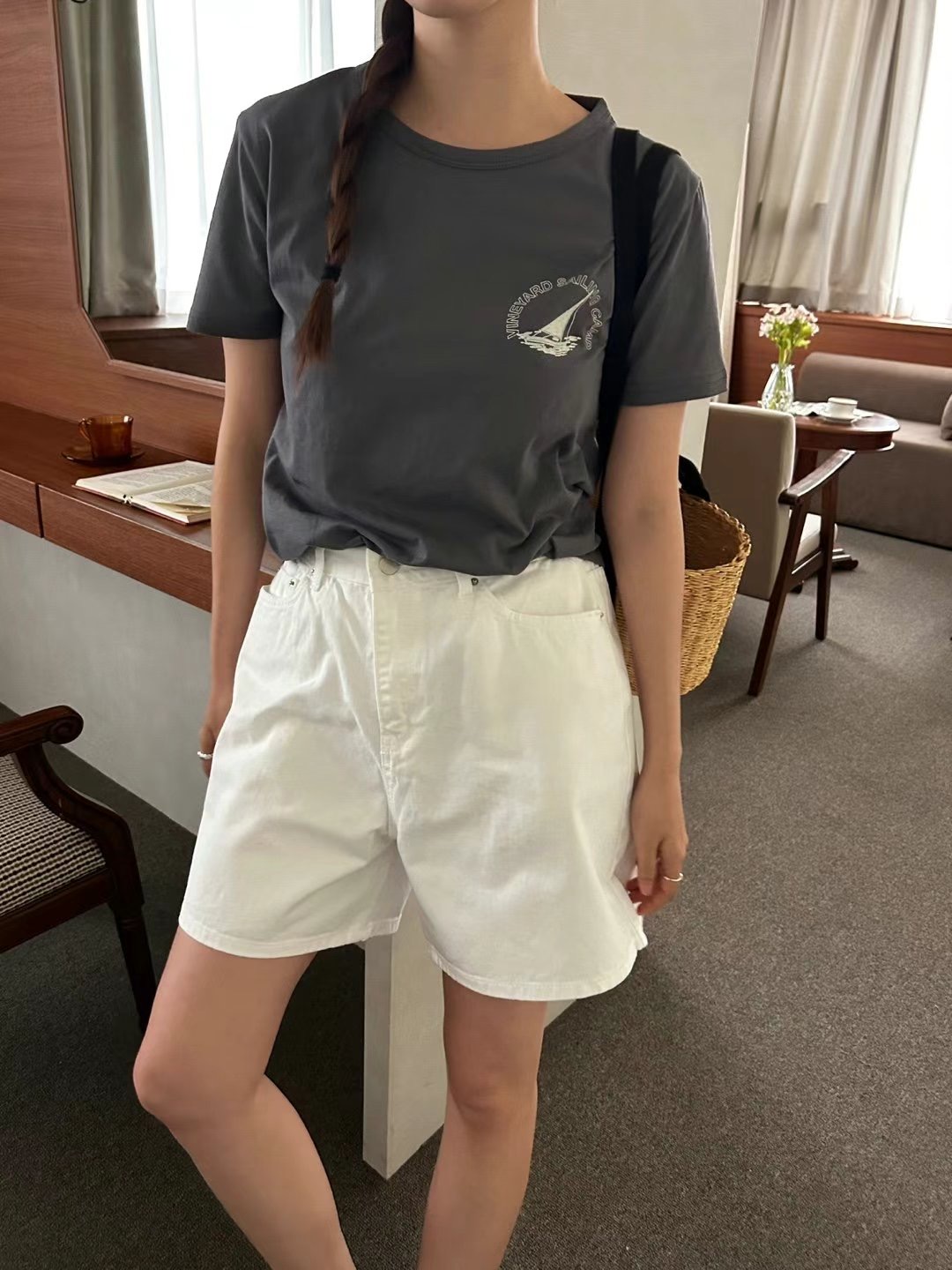 LANDMARK東大門代購女士新款時尚休閑25春夏人氣真品熱賣T恤LANDMARKT恤
