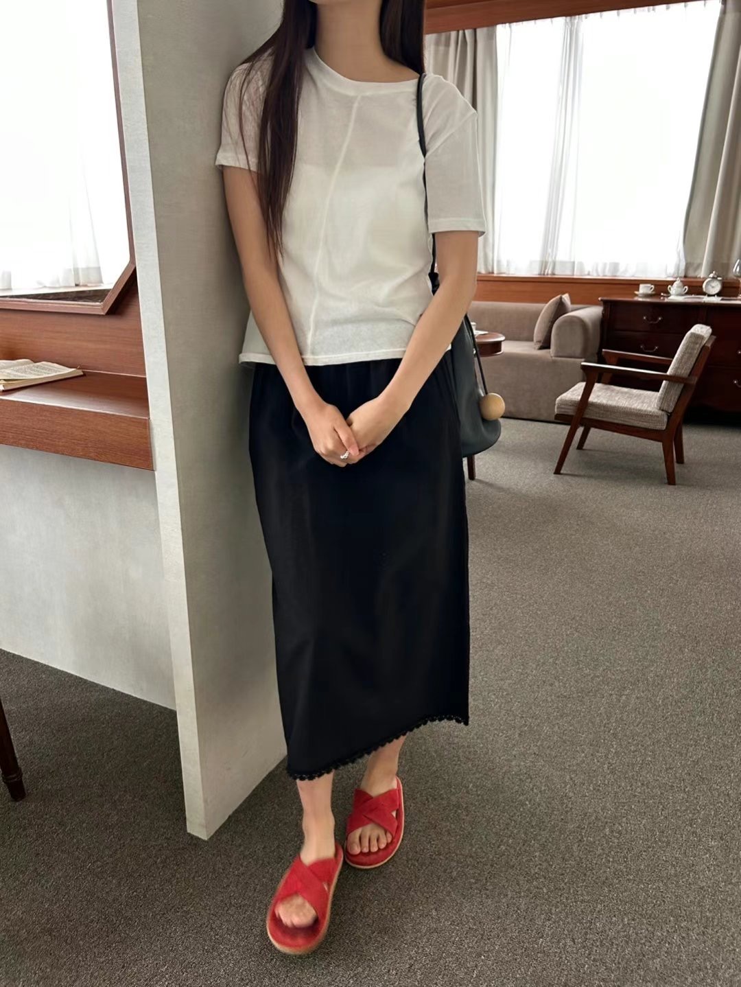 LANDMARK東大門代購女士新款熱賣人氣推薦25春夏休閑職業T恤LANDMARKT恤
