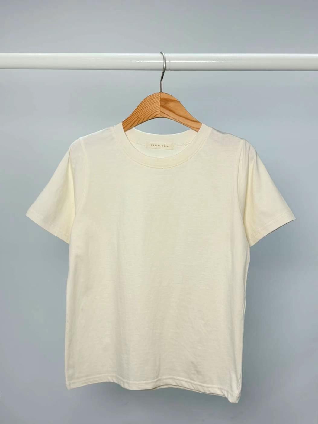 PASTELDEER韓國代購女裝新品25春夏推薦時尚休閑熱賣T恤柔軟PASTELDEERT恤圖色2