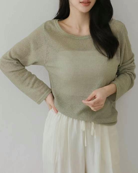 PASTELDEER東大門代購女士新款職業人氣真品推薦針織衫亞麻PASTELDEER針織衫