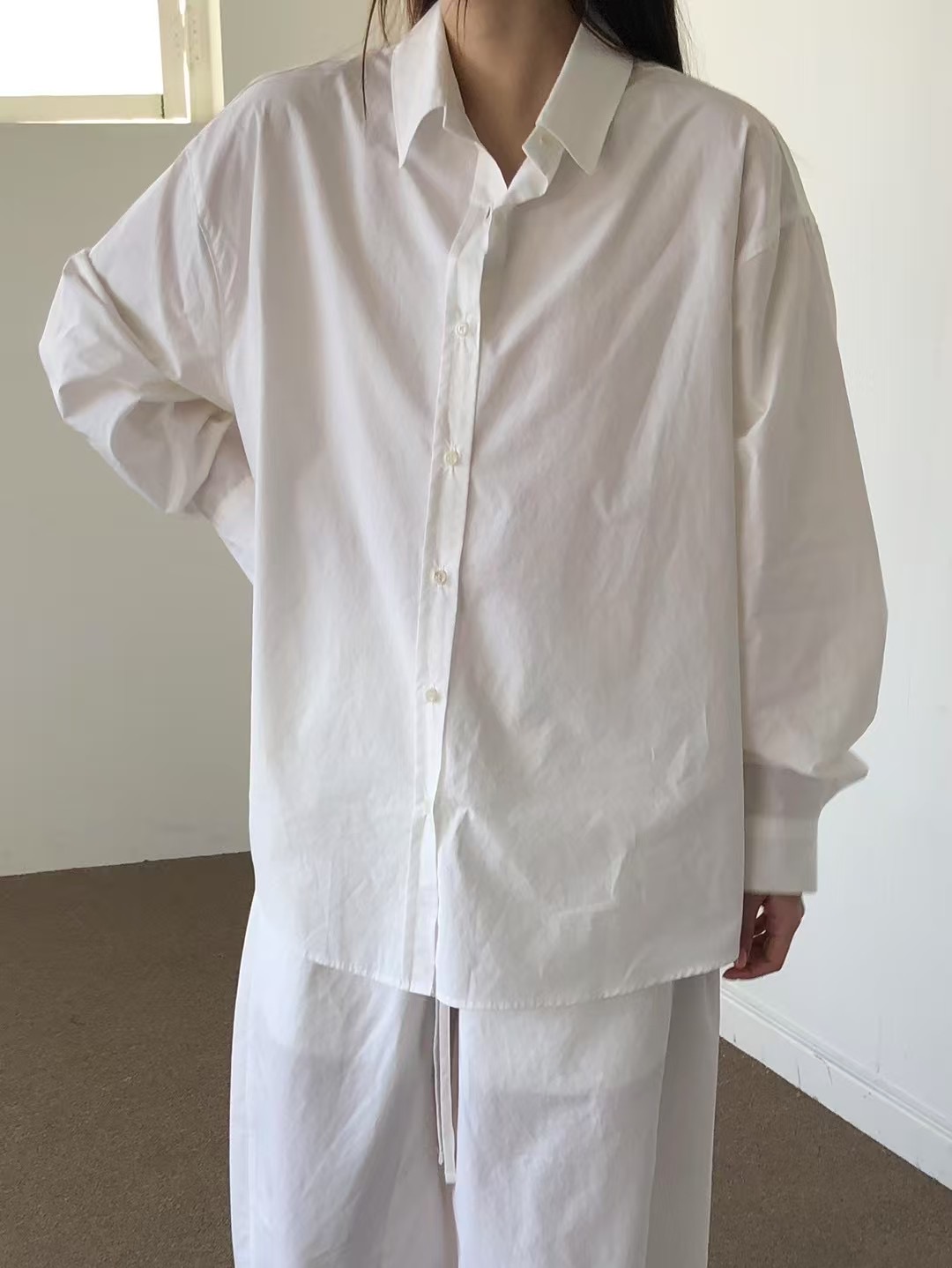 CLOSER韓國直郵女裝新品時尚推薦熱賣真品人氣休閑襯衫蕾絲衫CLOSER襯衫/蕾絲衫