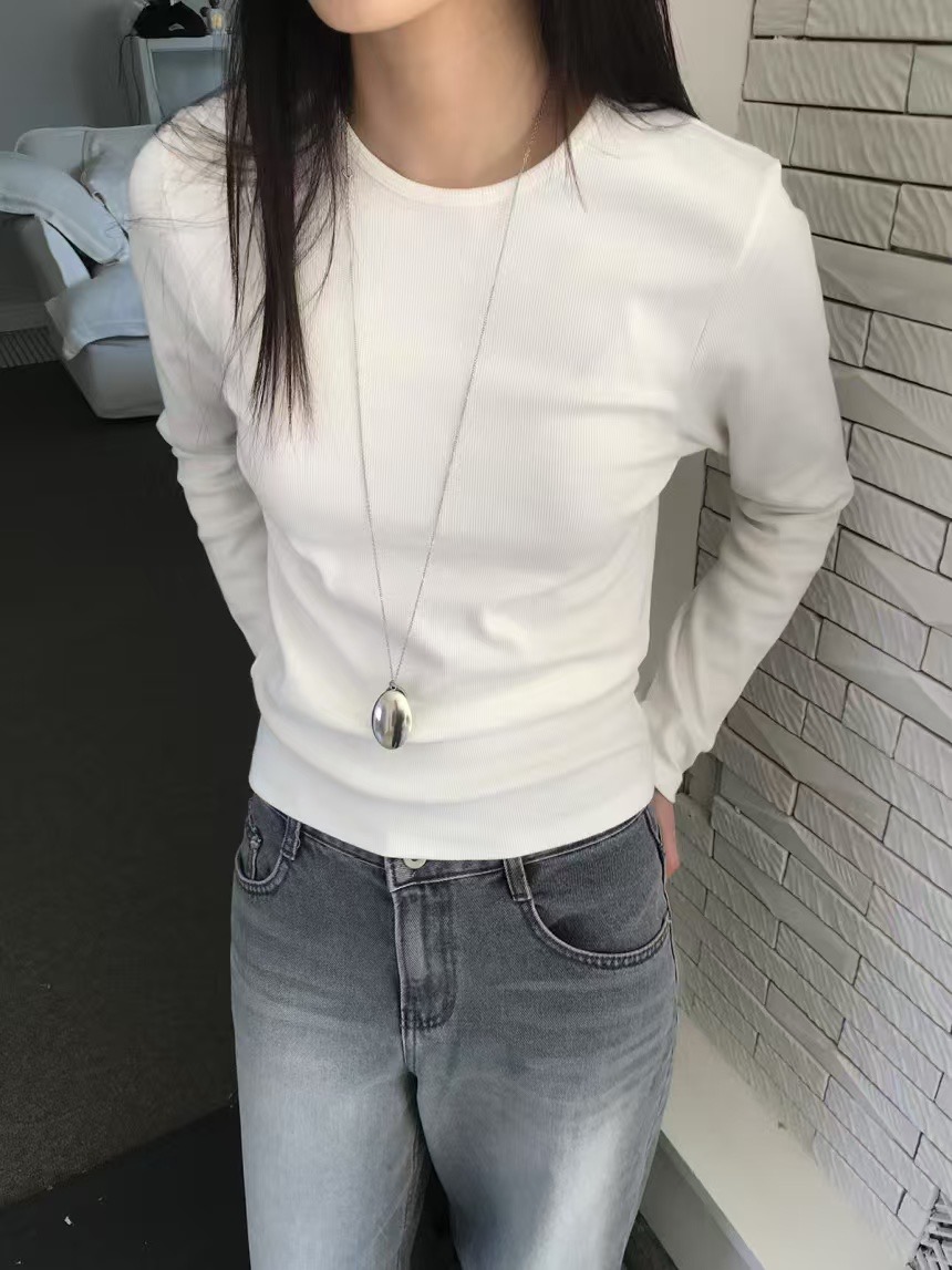 CLOSER東大門直郵女士新品職業真品熱賣時尚人氣25春夏長袖T恤CLOSER長袖T恤