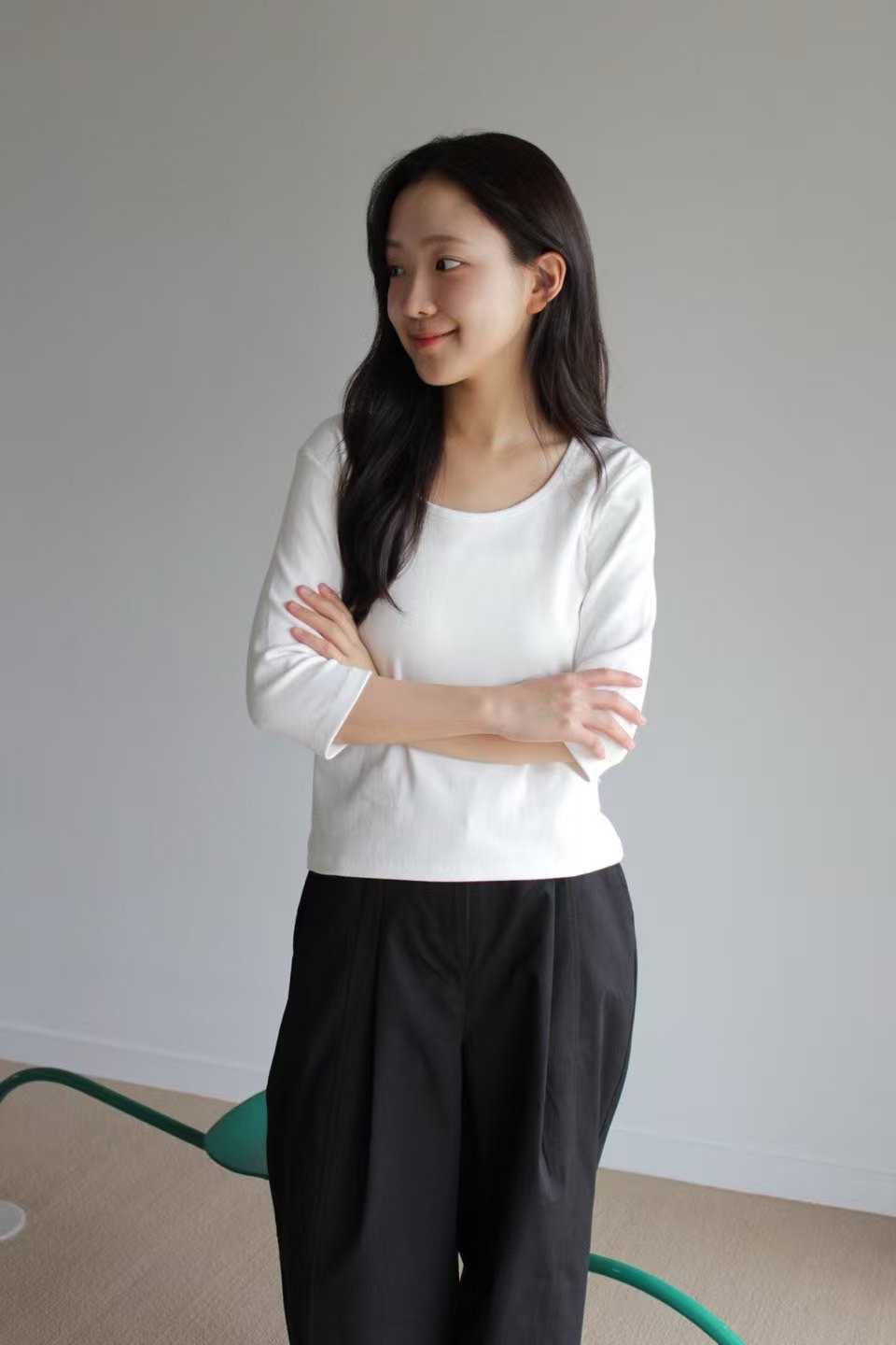 CLOSER東大門實拍女裝新品職業25春夏人氣時尚推薦熱賣真品T恤CLOSERT恤