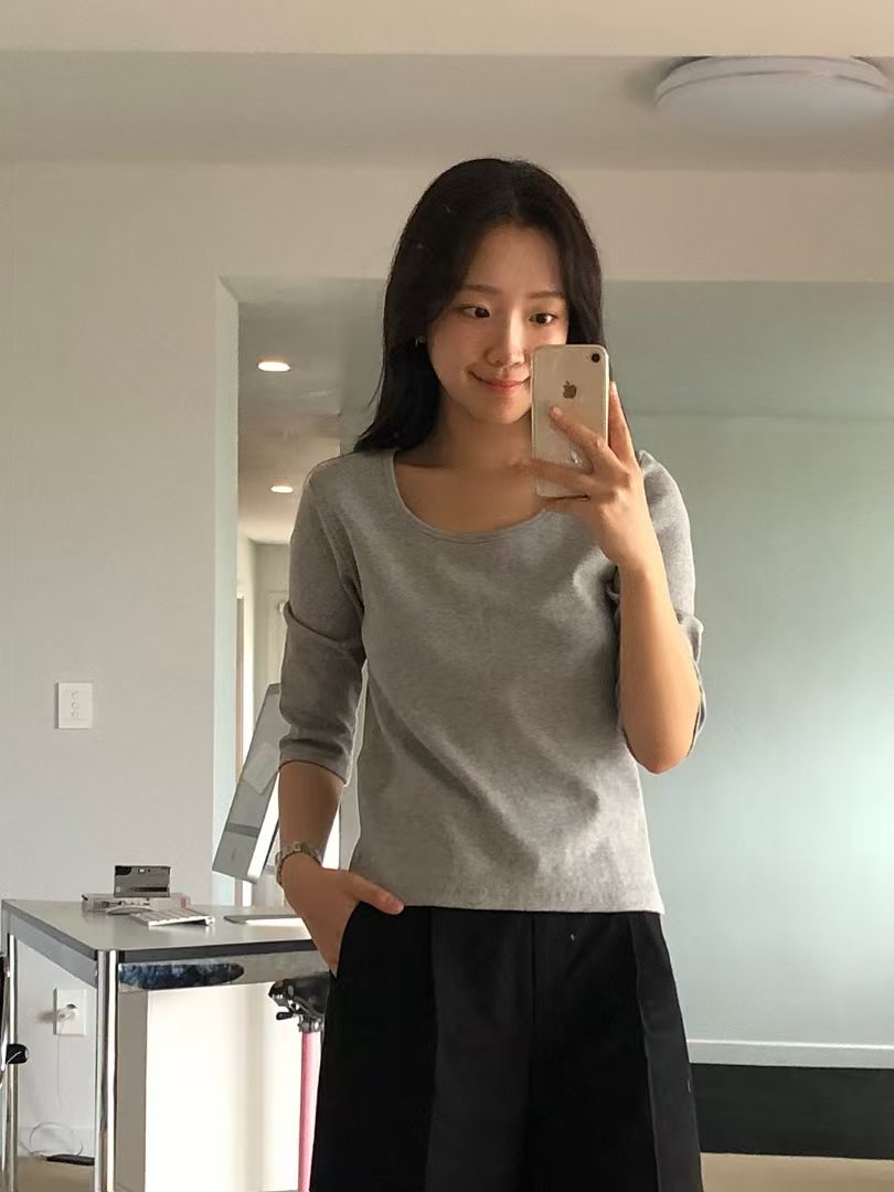 CLOSER東大門實拍女裝新品職業25春夏人氣時尚推薦熱賣真品T恤CLOSERT恤圖色3