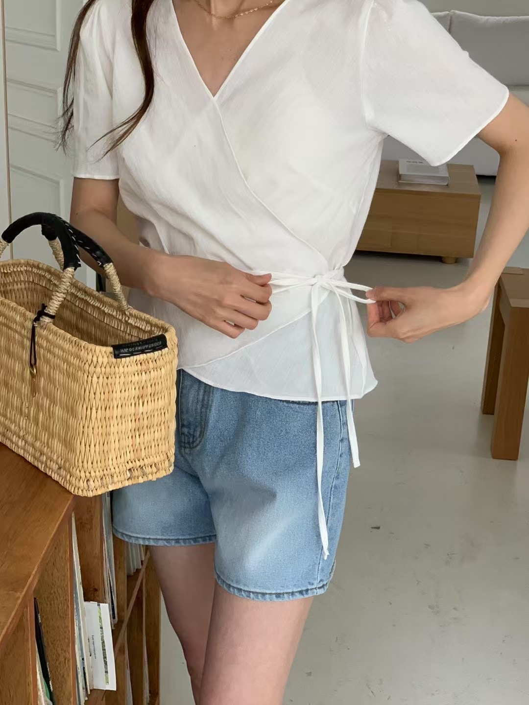 DINING東大門直郵女士新款真品時尚熱賣25春夏推薦襯衫蕾絲衫DINING襯衫/蕾絲衫