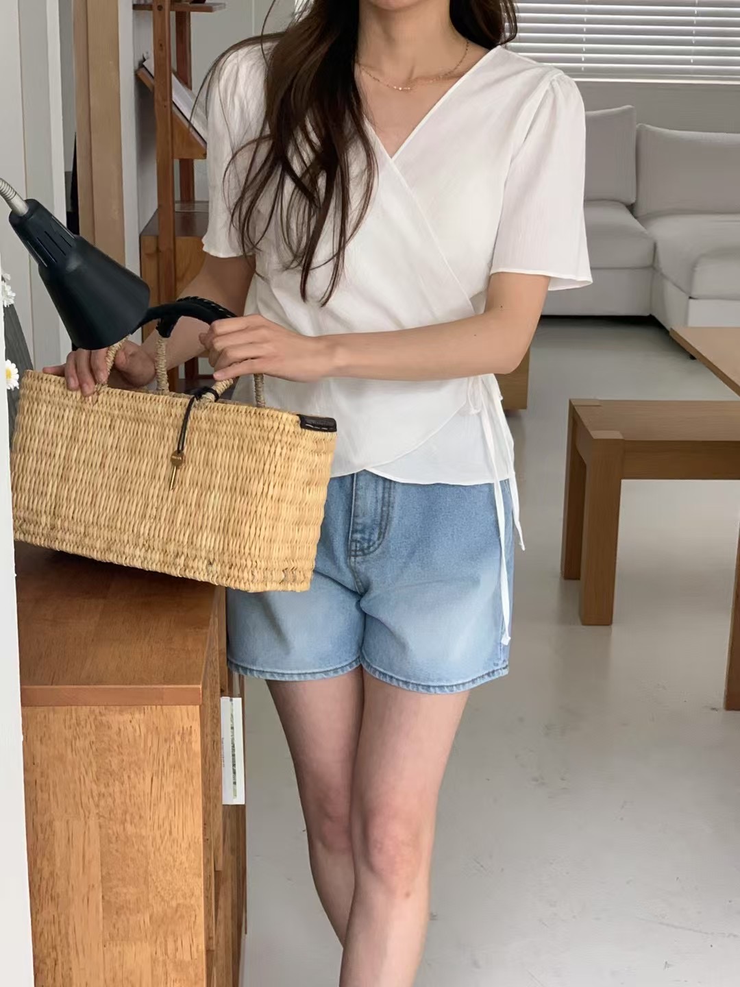 DINING東大門直郵女士新款真品時尚熱賣25春夏推薦襯衫蕾絲衫DINING襯衫/蕾絲衫