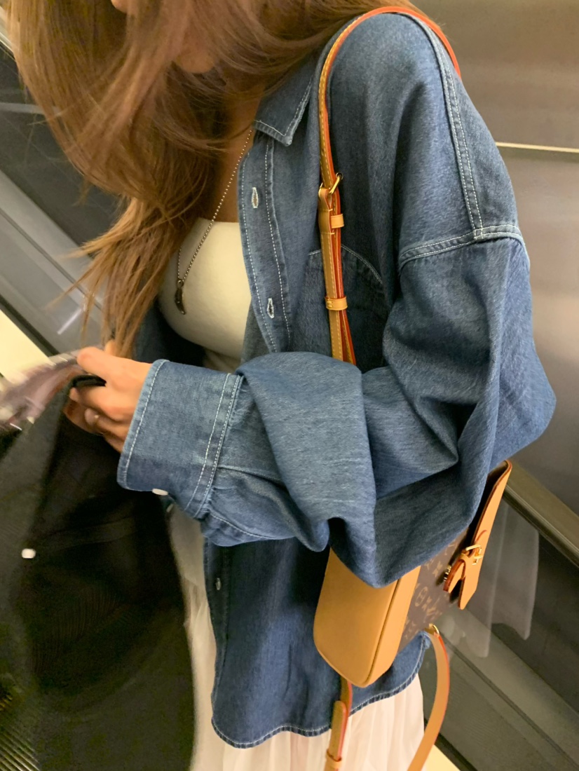 VIRKIN韓國直郵女士新品熱賣真品25春夏推薦人氣襯衫蕾絲衫VIRKIN襯衫/蕾絲衫