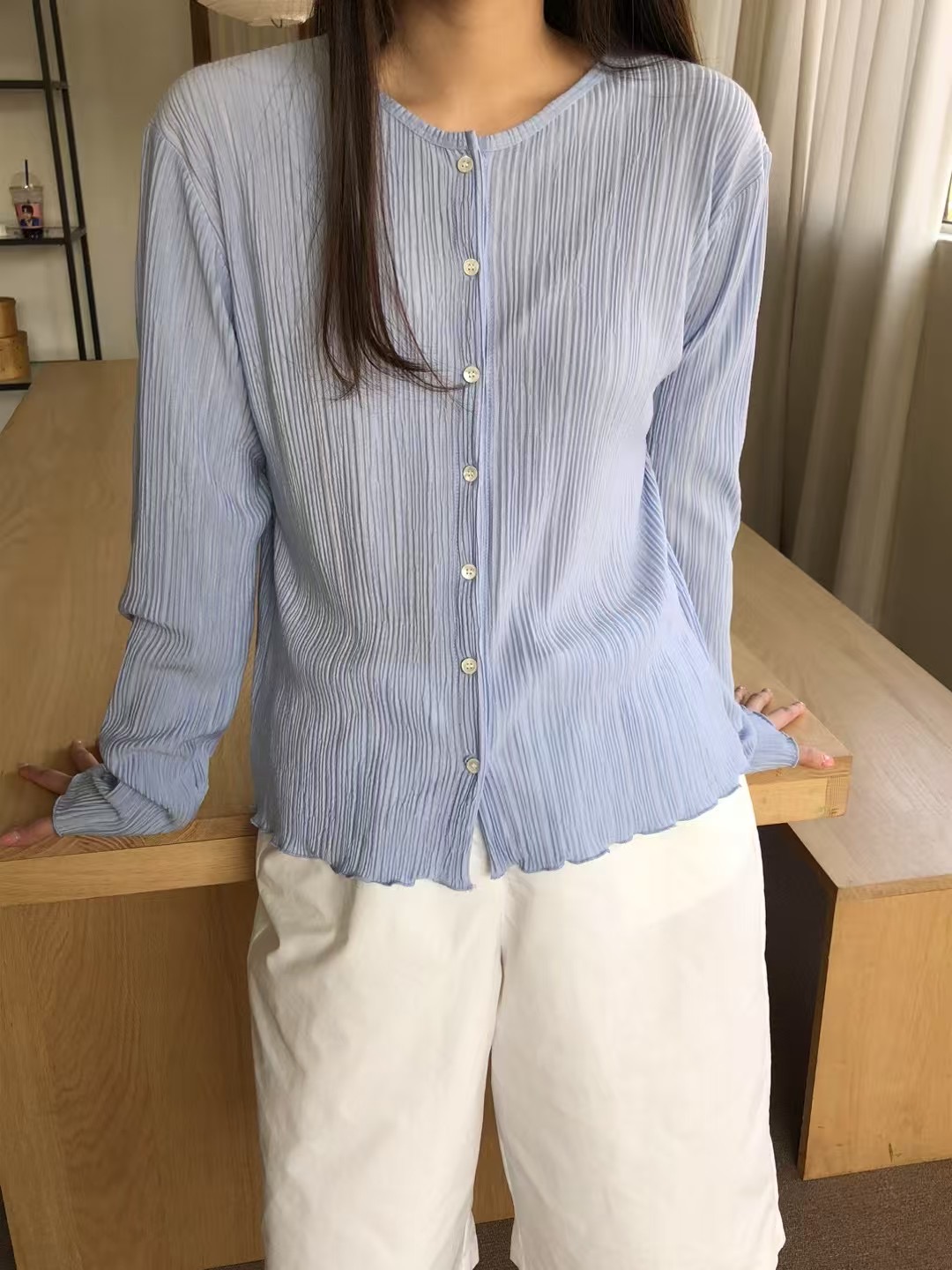 CLOSER韓國代購女士新款真品職業熱賣25春夏推薦休閑針織衫CLOSER針織衫圖色2