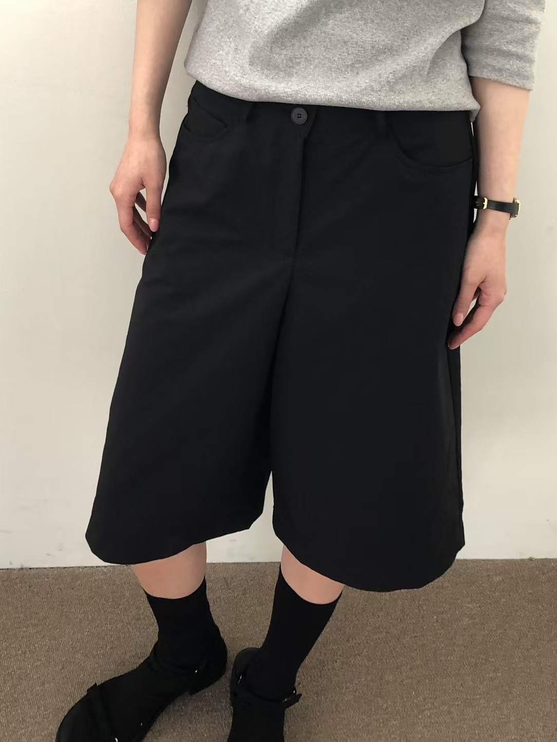 CLOSER東大門代購女裝新款25春夏人氣時尚職業推薦休閑短褲CLOSER短褲圖色2